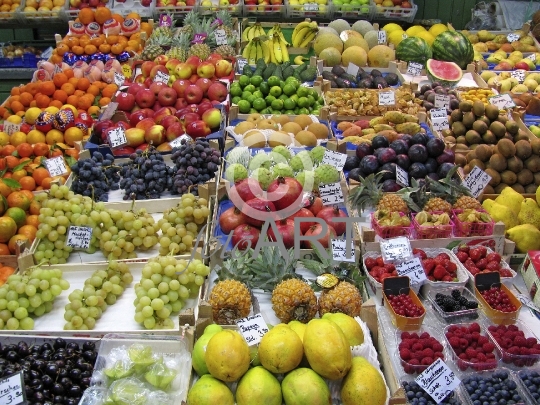 Viktualienmarkt München - Obststand