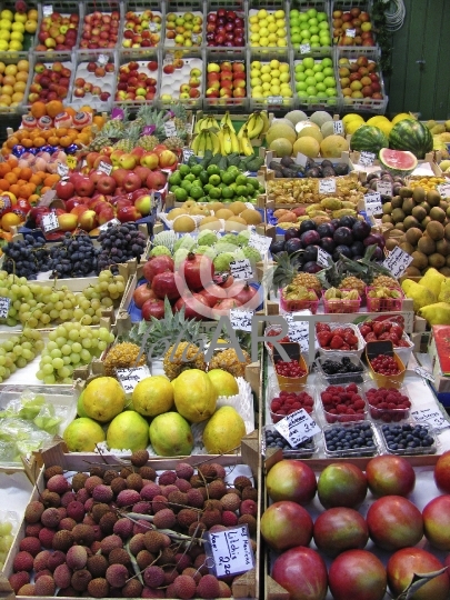 Viktualienmarkt, Obststand