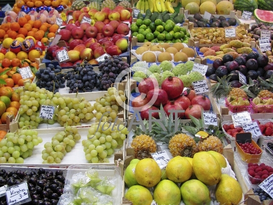 Viktualienmarkt, Obststand
