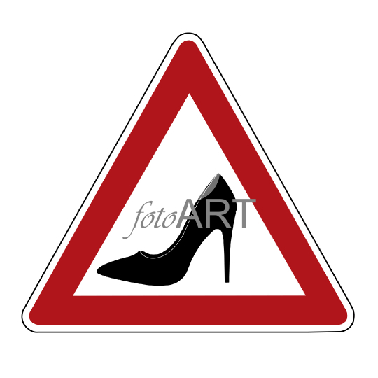 Vorsicht mit Stöckelschuhen
